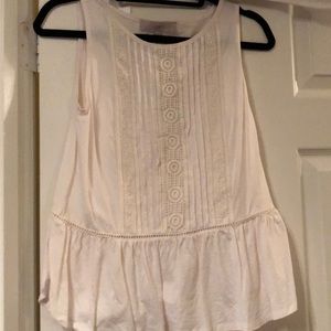 LOFT Peplum Tank